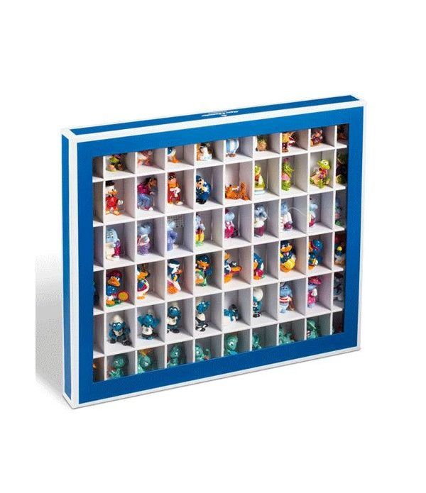 LEUCHTTURM Caja de coleccionismo K60 con 60 divisiones azul  - 6