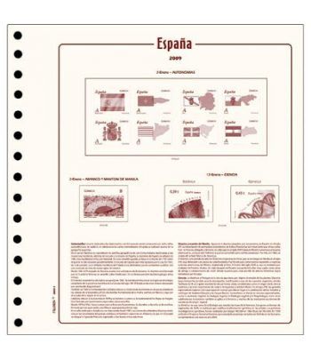 FILOBER sellos ESPAÑA 2013 2ª parte montado con estuches