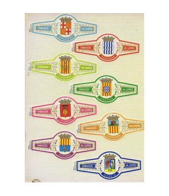 Colección Vitolas Escudos, Barcos, Mariposas... 287 vitolas.