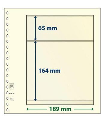 LINDNER Hojas clasificadoras T-Blanko 802203 Paquete de 10