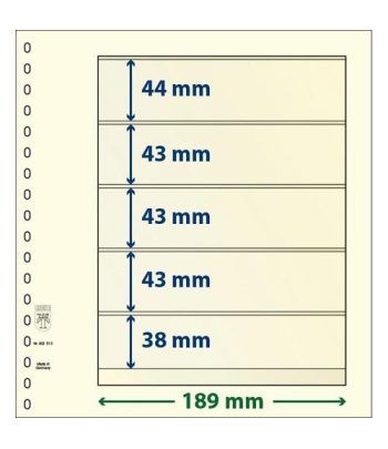 LINDNER Hojas clasificadoras T-Blanko 802512