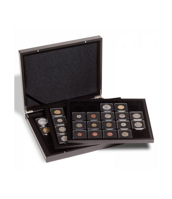 Leuchtturm Caja INTERCEPT Para 50 Monedas Encapsuladas - Protección Antioxidante Con Tecnología INTERCEPT, Compatible Con Everslab, PCGS Y NGC, Almacenamiento Seguro Para Coleccionistas