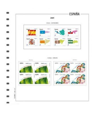 FILOBER Color ESPAÑA 2017 Bl. de 4 1ª p. montado con estuches