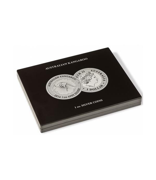 Estuche Volterra De Leuchtturm Para 20 Monedas De Plata Maple Leaf De 1 Onza Con Cápsulas (No Incluidas)