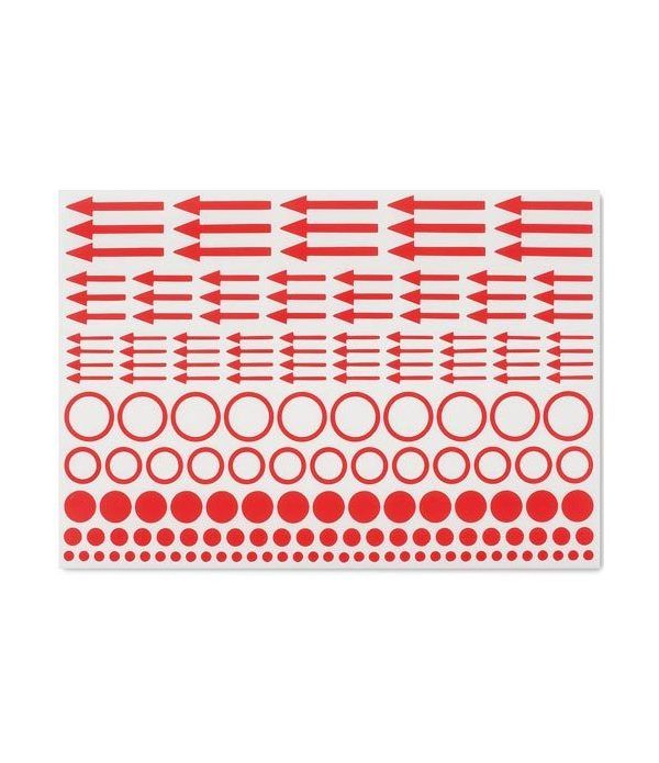 LEUCHTTURM Etiquetas de marcado puntos, círculos y flechas x10.