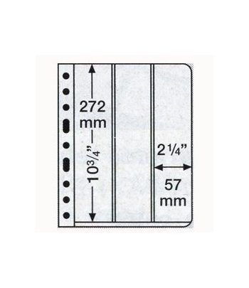 LEUCHTTURM hojas Vario transparentes. Hojas 3 depart. vertical