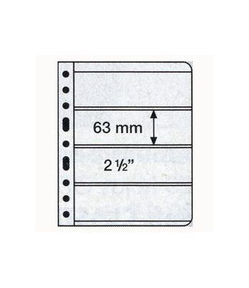 LEUCHTTURM hojas Vario transparentes. Hojas 4 departamentos