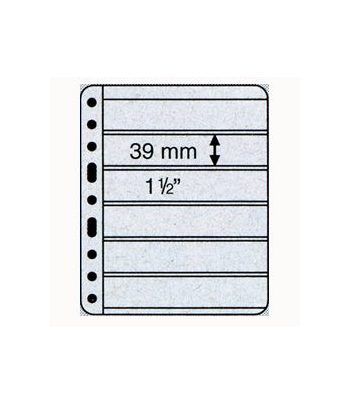 LEUCHTTURM hojas VARIO PLUS. Hojas doble cara 6 departamentos.