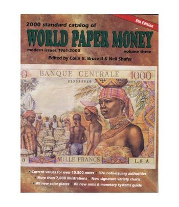 Catalogo billetes mundial WORLD PAPER 1961-2000. Edición 6 Catalogos Billetes - 2