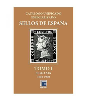 EDIFIL España Serie bronce 2020 especializado Tomo I (1850/1900) Catalogos Filatelia - 2