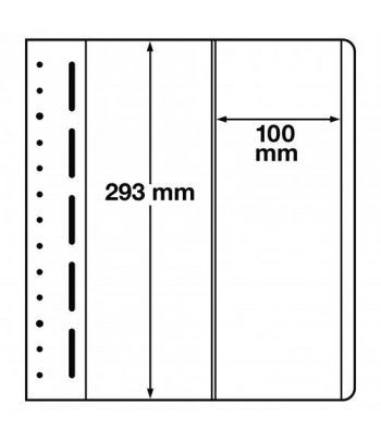 LEUCHTTURM hojas en blanco LB 2 VERT. 2 divisiones verticales