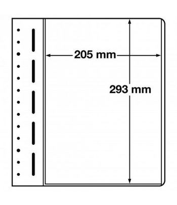 LEUCHTTURM hojas en blanco LB 1 MAX. 1 división.