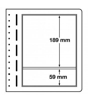 LEUCHTTURM hojas en blanco LB 2 MIX. 2 divisiones variadas.