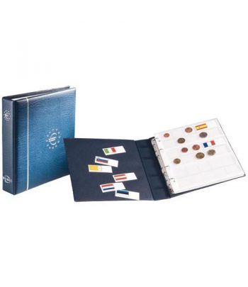 LEUCHTTURM Numis Album Euro + 7 hojas para 21 paises. Sin