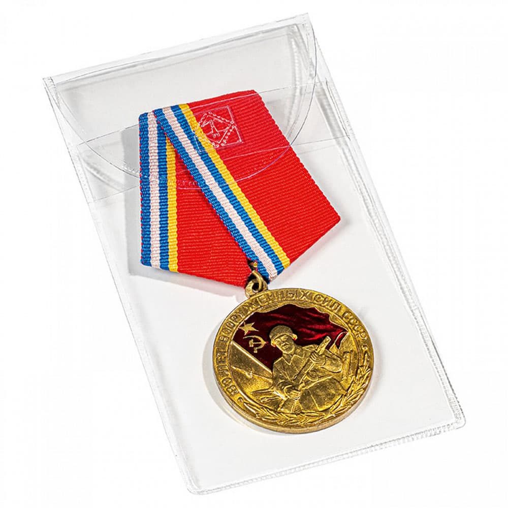 LEUCHTTURM Bolsa protectora para medallas y condecoraciones 60 x 110 mm  - 1