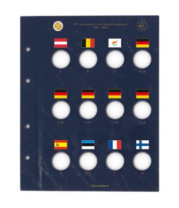 LEUCHTTURM VISTA hojas para 2 euros Erasmus 2022