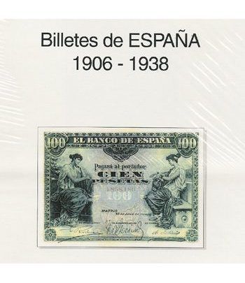 EDIFIL. Hojas billetes Alfonso XIII / Guerra Civil (1906-1938) Album billetes - 2