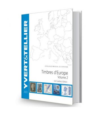 YVERT ET TELLIER Europa volumen 2 Carelia a Grecia 2023. Catalogos Filatelia - 3