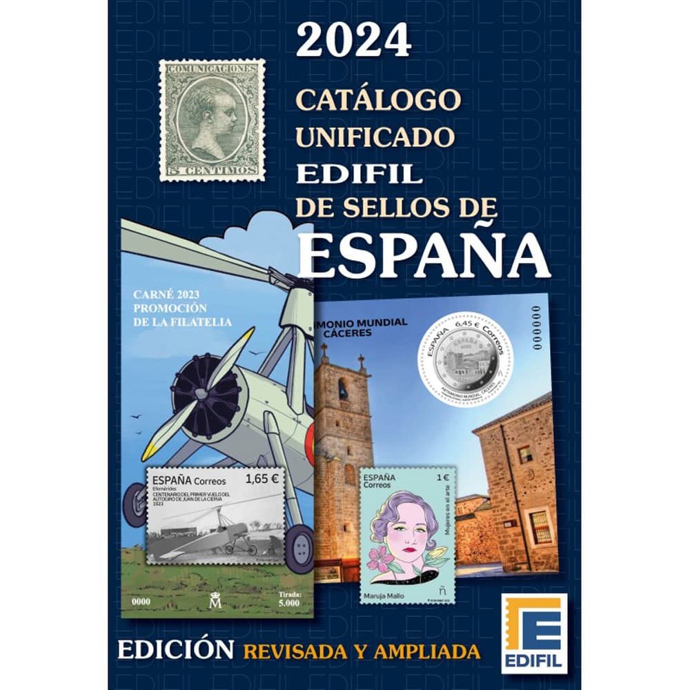 Catálogo de sellos Edifil 2024 de España  - 1