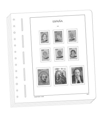 LEUCHTTURM suplemento España sellos año 2023  - 1