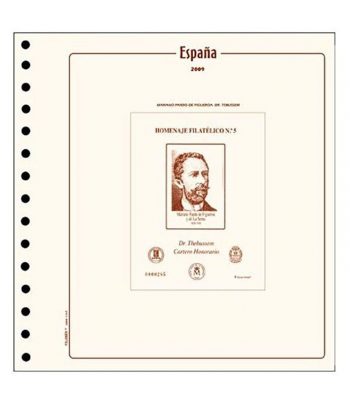 FILOBER ESPAÑA Homenaje Filatélico 2024 montado con estuches.  - 1