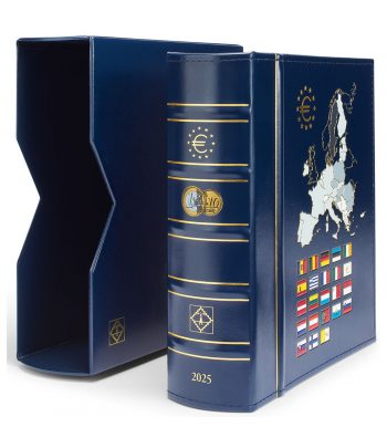 LEUCHTTURM Album Vista Euro Anual 2025 con cajetín  - 1