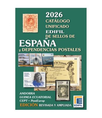 Catálogo de sellos Edifil 2026 de España y Dependencias  - 1