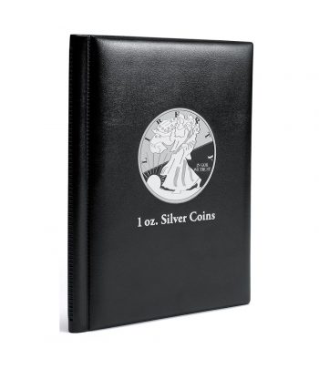 LEUCHTTURM Album bolsillo ROUTE para 48 monedas hasta 41mm.  - 1