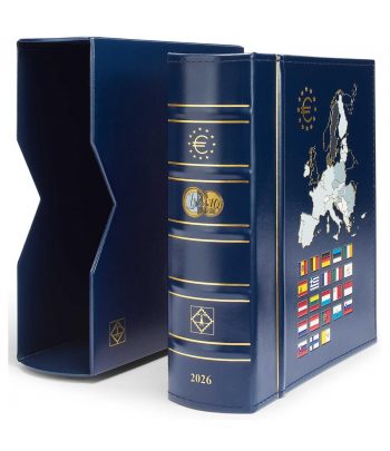 LEUCHTTURM Album Vista Euro Anual 2026 con cajetín  - 1