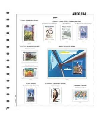 FILOBER Color Andorra Española 2025 montado con estuches.  - 1