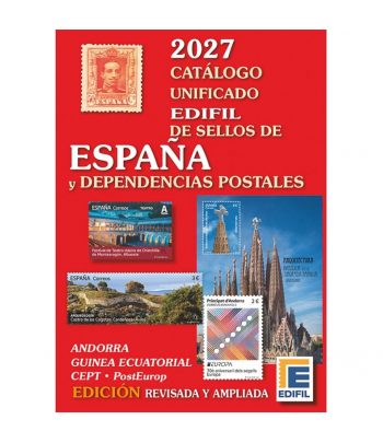 Catálogo de sellos Edifil 2027 de España y Dependencias  - 1