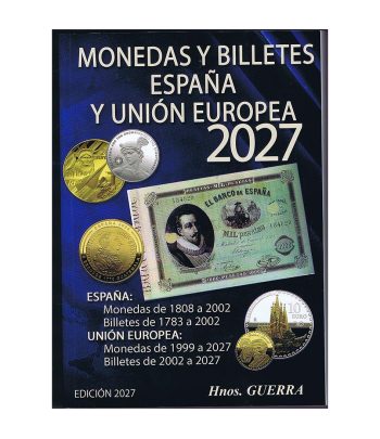 Catálogo Monedas y billetes España y Unión Europea 2027.  - 1