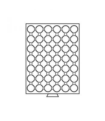 LEUCHTTURM Bandejas MB (236x303) 42 monedas CAPS 24-24,5