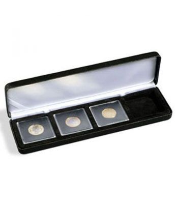 Estuche monedas metal NOBILE para 4 cápsulas QUADRUM. Estuche Monedas - 1