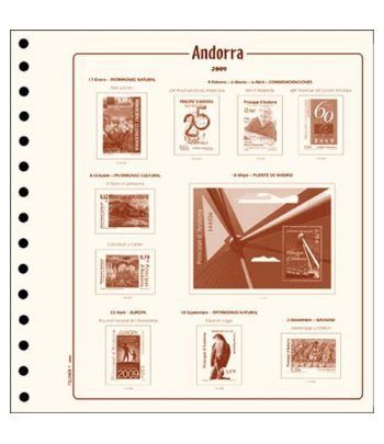 FILOBER Andorra Española 1875-2015 montado con estuches