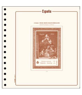 FILOBER ESPAÑA Pr. Lujo (1995) Autonomías montado con estuches.