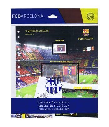 Colección Filatélica Oficial F.C. Barcelona. Pack nº05.