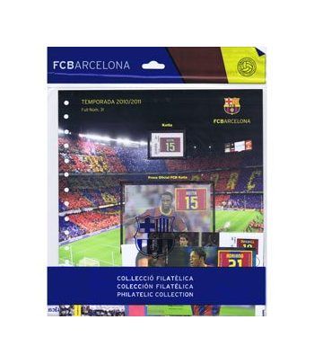 Colección Filatélica Oficial F.C. Barcelona. Pack nº13.  - 1