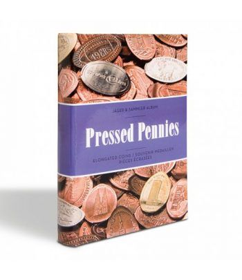 LEUCHTTURM Album monedas Pressed Penny. Monedas souvenir.
